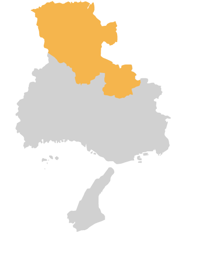 兵庫県北部マップ